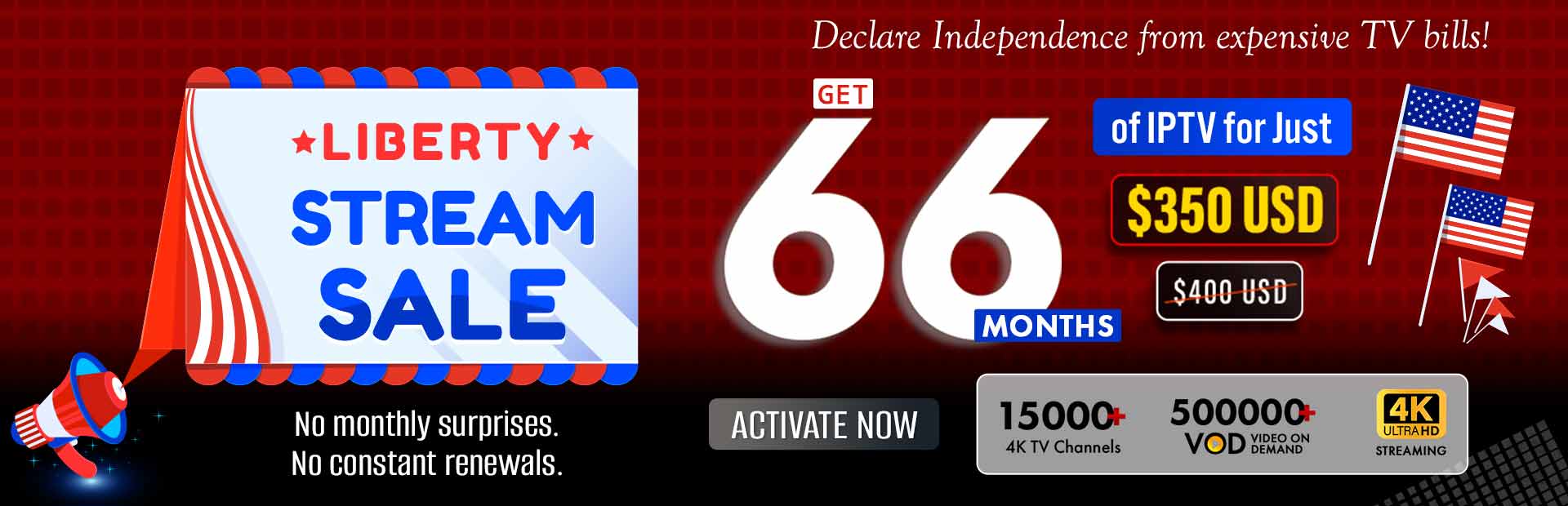 USA DAY Sale